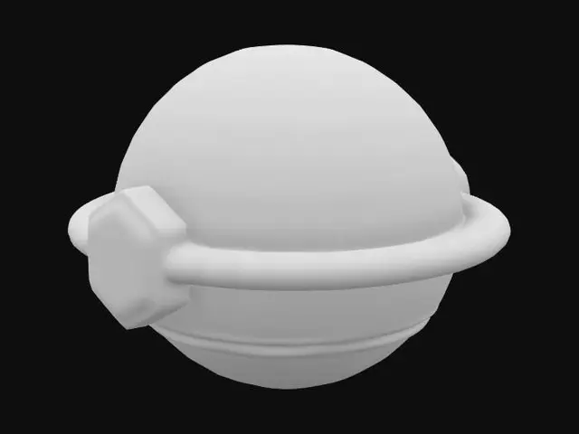 3D model for terrlized orb