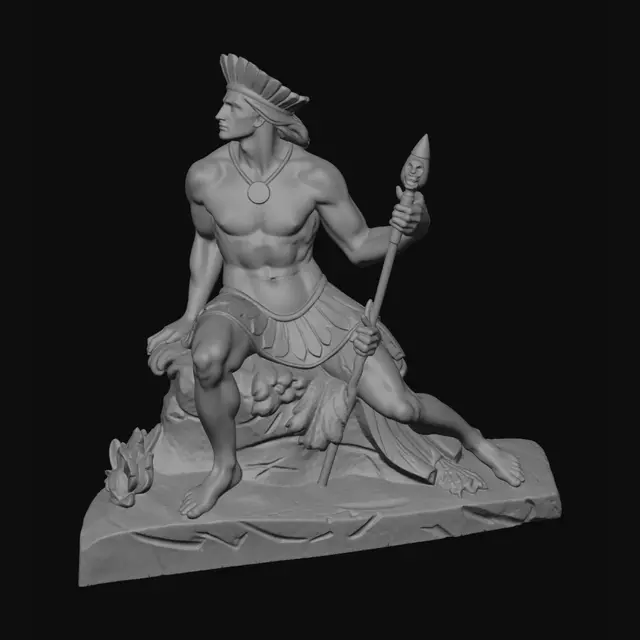 3D model for Plains Chief