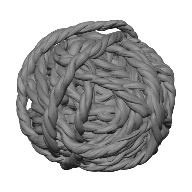 3D model for Raffia ball