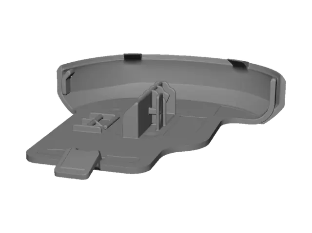 3D model for Neon yellow plastic toy part
