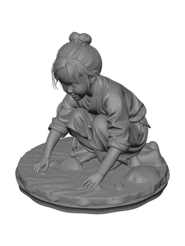 3D model for Golden Hour Riverbank