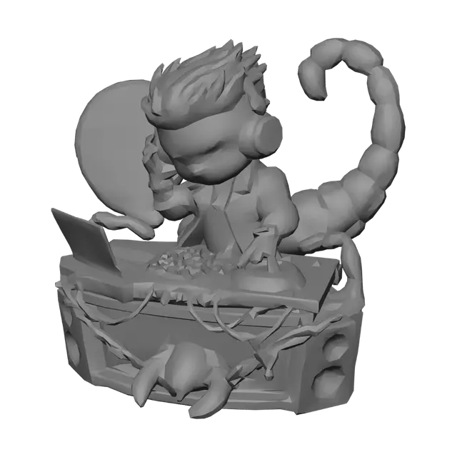 3D model for Neon Scorpio DJ