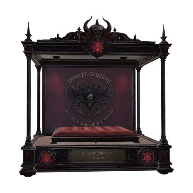 Diabolic Conclave 3D model, vytvořený pomocí AI