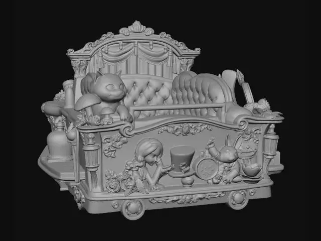 3D model for Clockwork Velvet Carriage