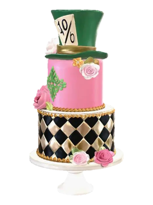 3D model for Mad Hatter's Cake