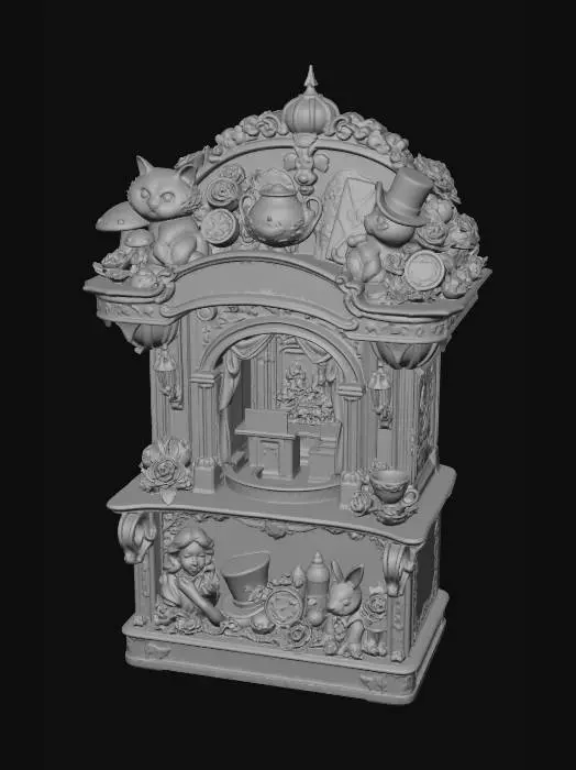 3D model for Enchanted Clockwork Tea Party