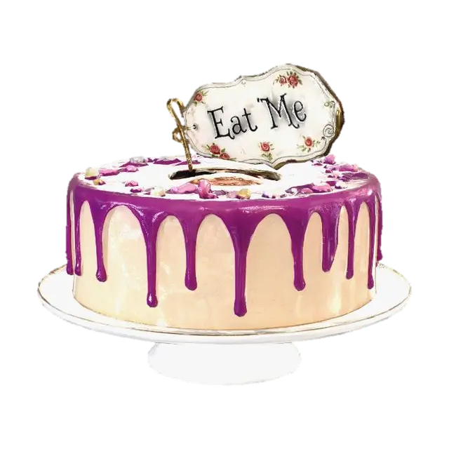 Eat Me Cake - Wonderland 3D model, vytvořený pomocí AI