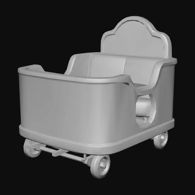 3D model for Spook House Cart