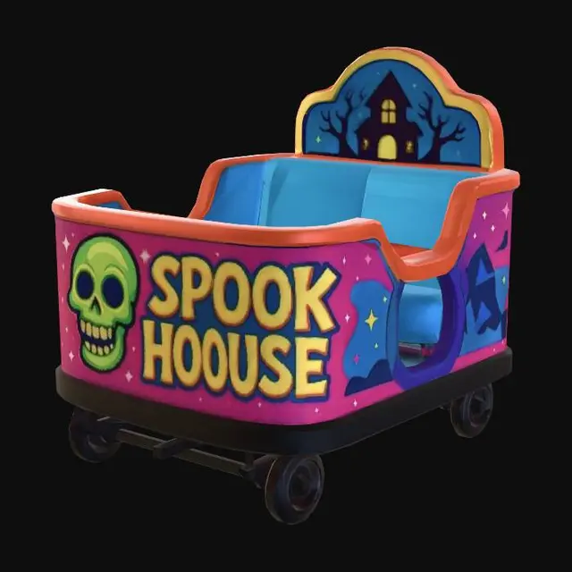 3D model for Spook House Cart