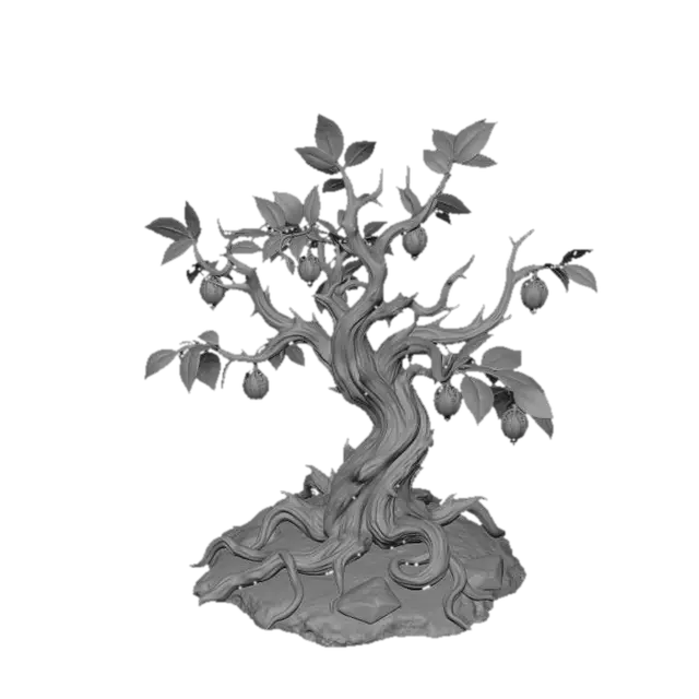 3D model for create a tree that the Red Queen from Alice in Wonderland would enjoy and have at her castle
