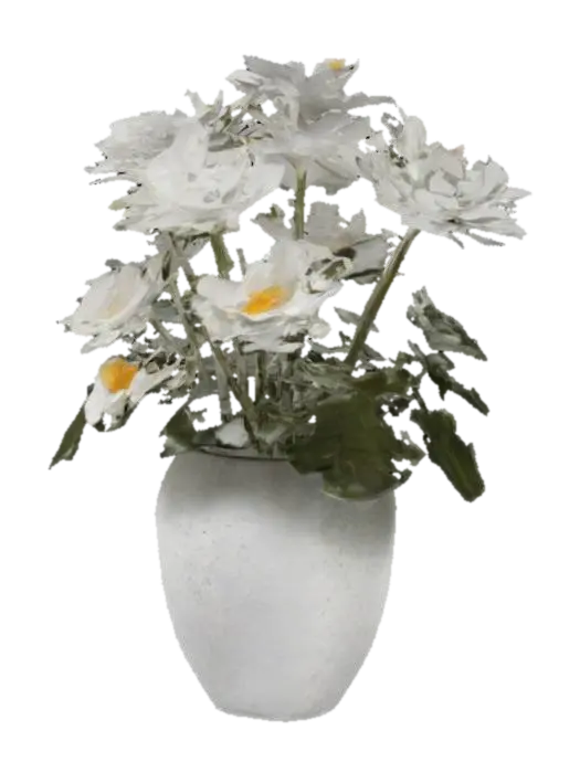 Daisy Vase - Baste 3D model, AI generated