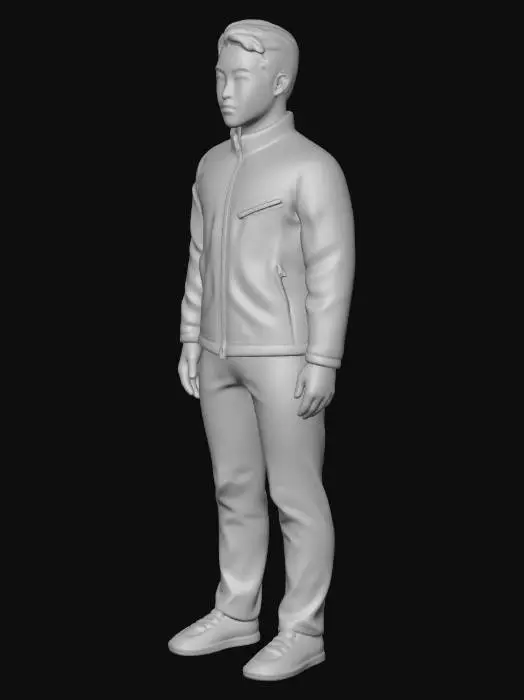 3D model for Corporate Uniform Portrait