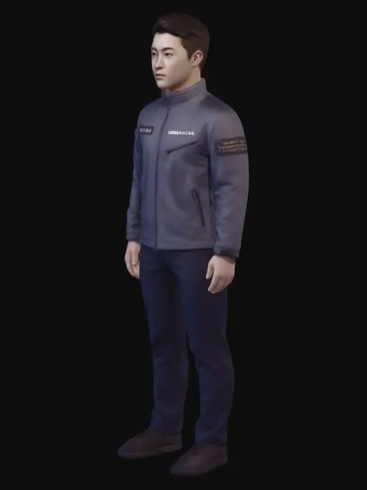 3D model for Corporate Uniform Portrait