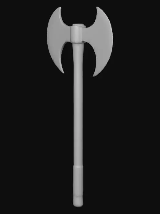 3D model for battle axe