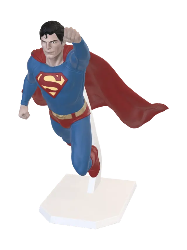 Clasico SUperman Christhoper Reeve - Displaybase-3D-modell, genererad av AI