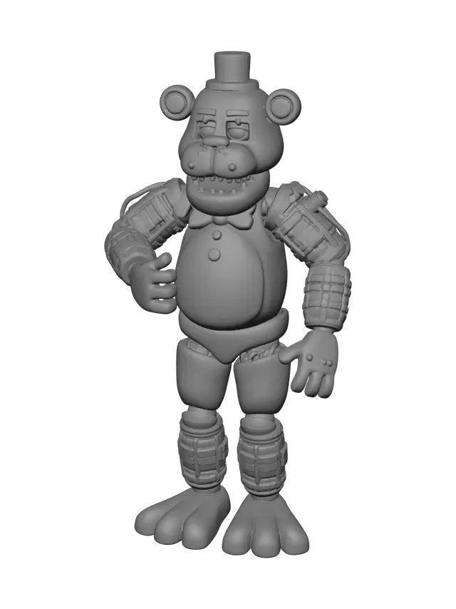 3D model for Stylized Freddy Fazbear