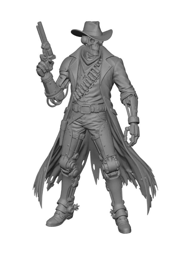 3D model for Crimson Iron Gunslinger