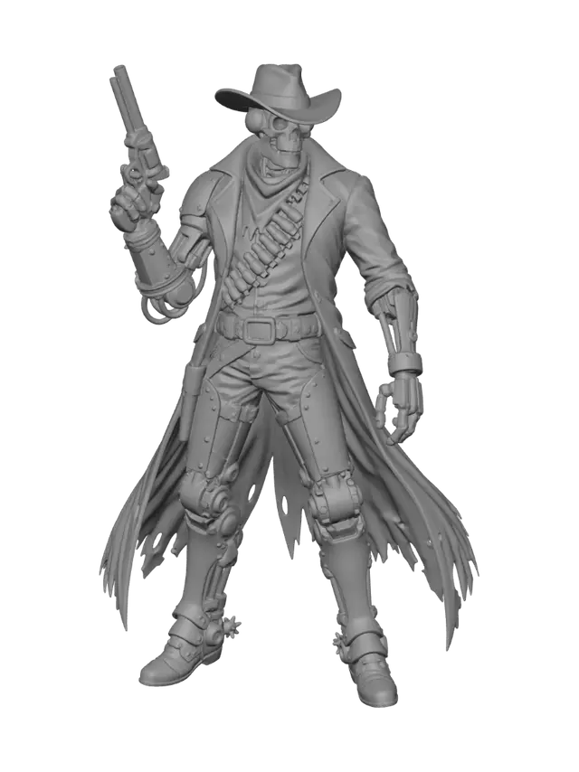 3D model for Crimson Iron Gunslinger