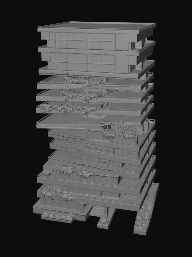 3D model for The Living Stack