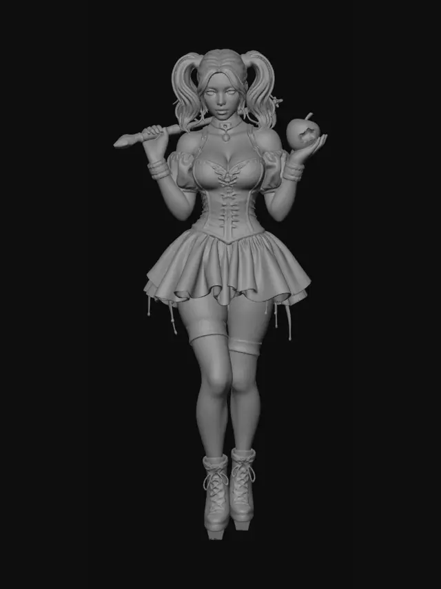 3D model for Harlequin of the Enchanted Castle