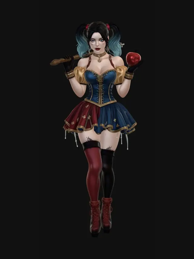 3D model for Harlequin of the Enchanted Castle