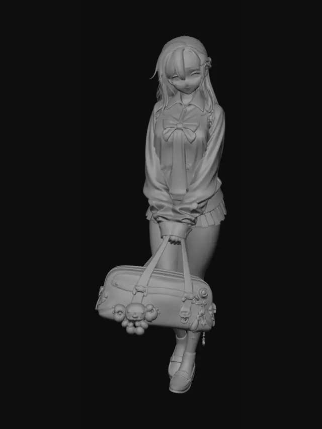 3D model for Charm-filled Satchel