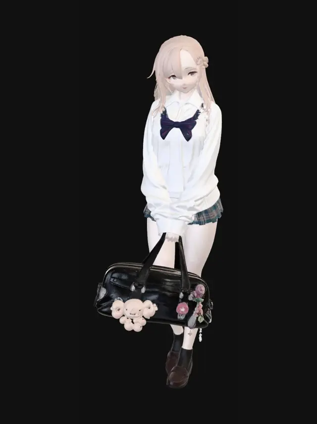 3D model for Charm-filled Satchel