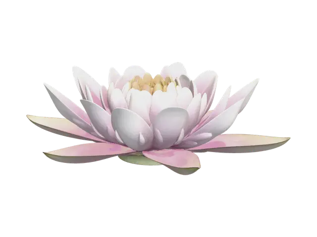 3D model for Fantasy Waterlily
