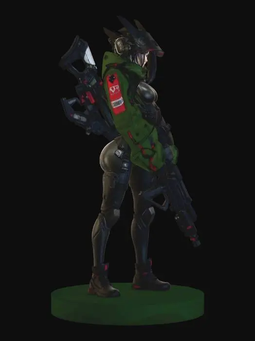 3D model for Rei Kurenai 紅零
