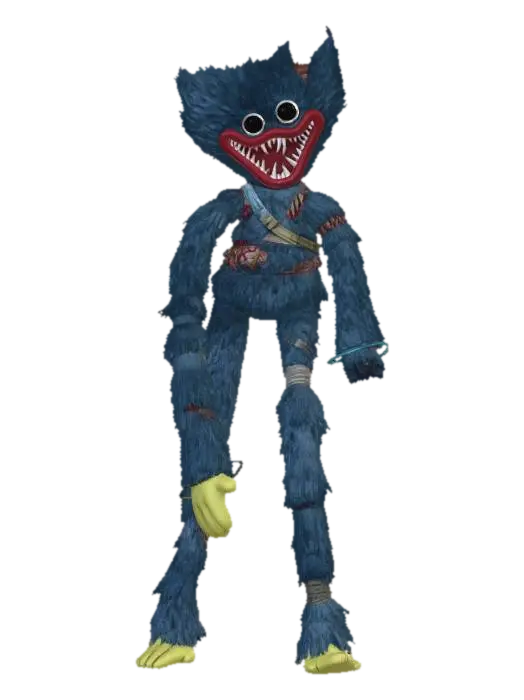 huggy ruined - Playtime 3D model, AI generated