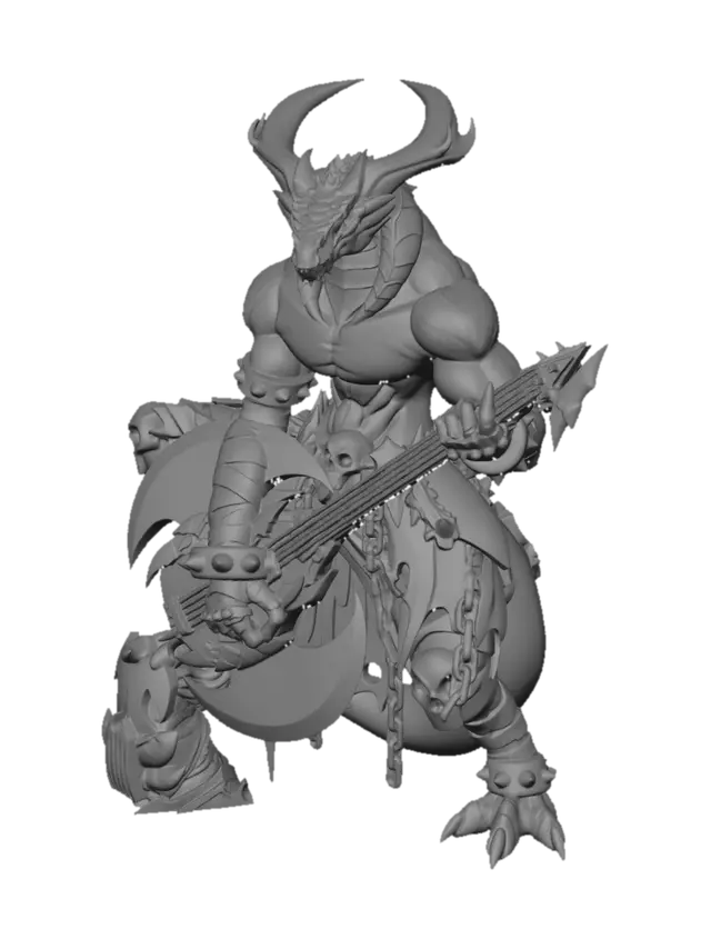 3D model for Skullcleaver Warlord