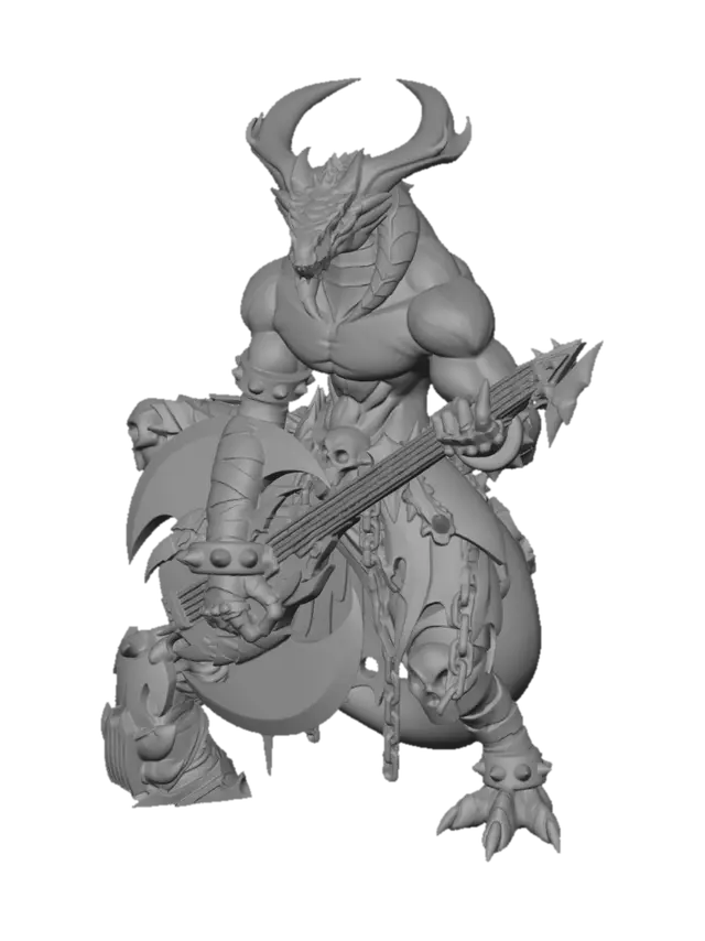 3D model for Skullcleaver Warlord