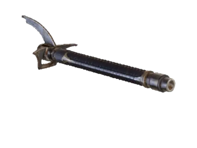 Curved Blade Tool - Lightsaber 3D model, vytvořený pomocí AI