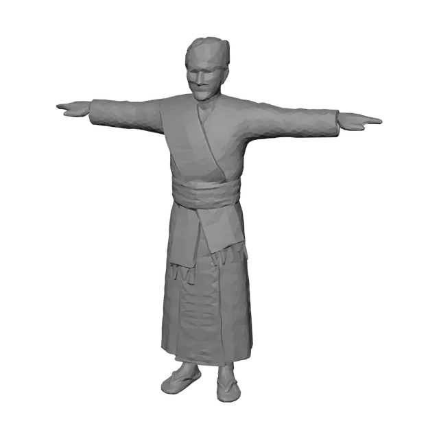 3D model for Tetua Adat Batak Mandailing Elder