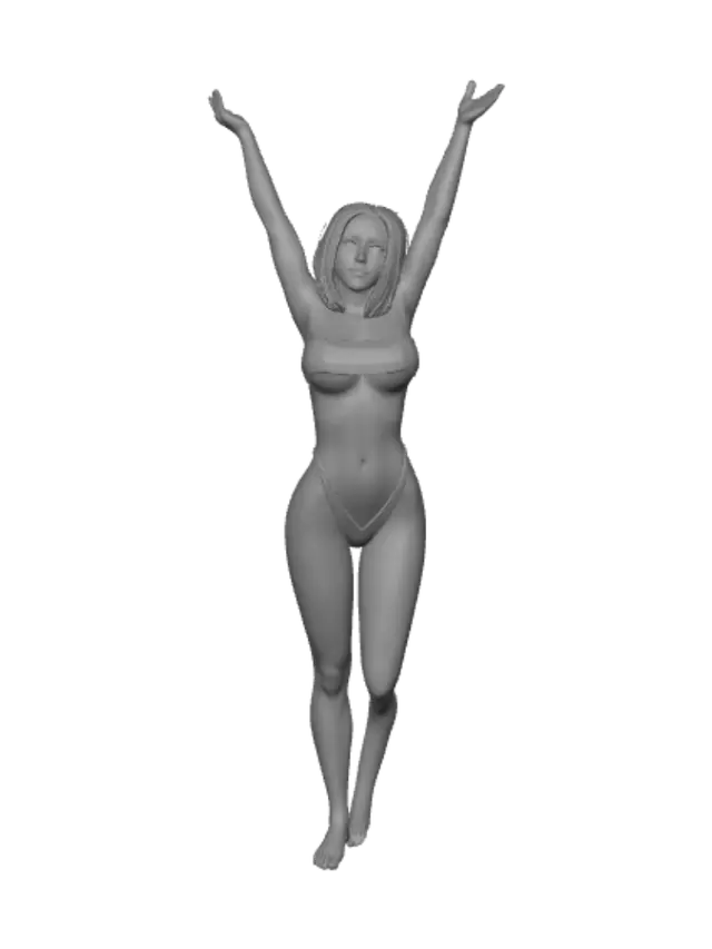 3D model for Arms Raised in Triumph
