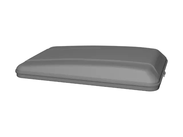 3D model for White Horizon Rooftop Cargo Box