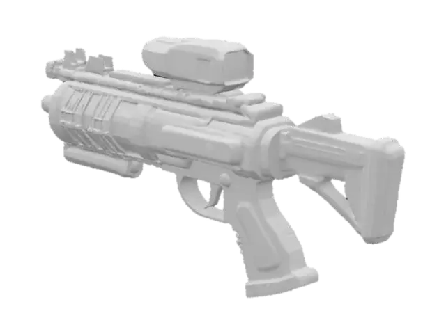 3D model for Cyber Pulse Pistol