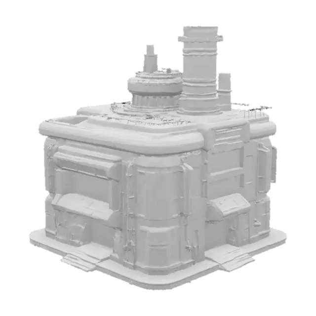 3D model for Neon Industrial Outpost