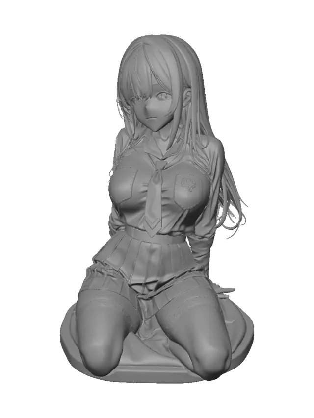 3D model for Crimson Tie in Morning Light