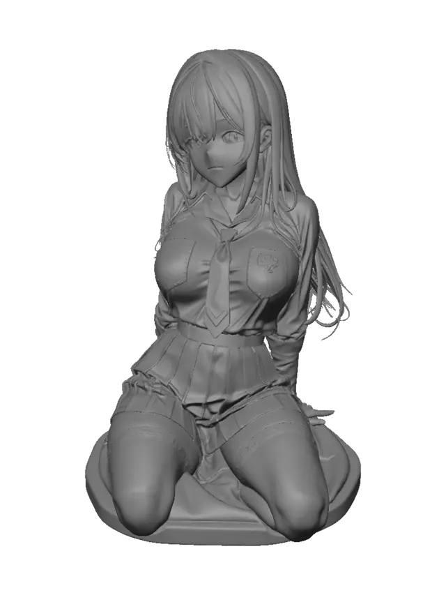 3D model for Crimson Tie in Morning Light