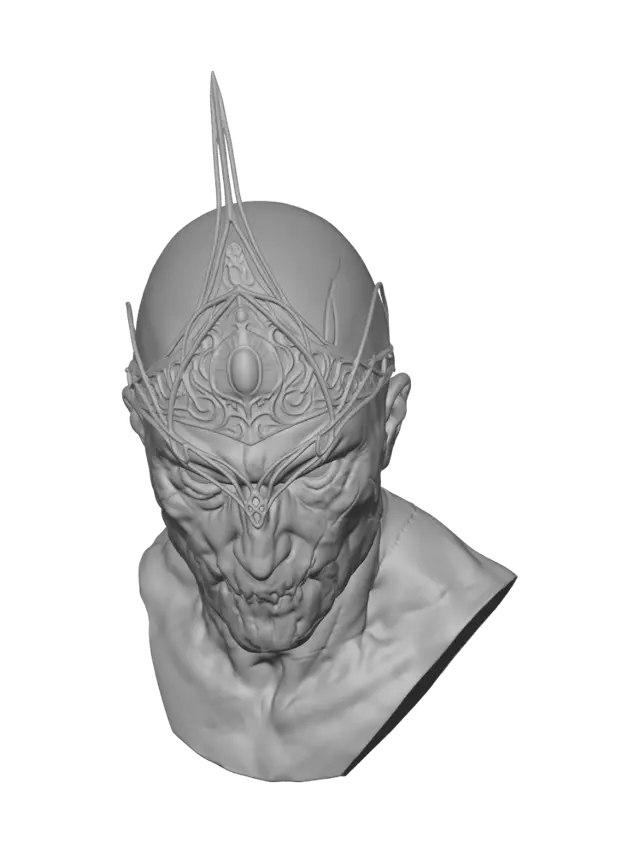 3D model for Ashen Crowned Wraith