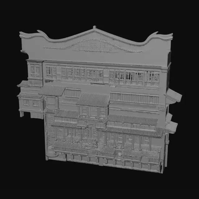 3D model for Jiangnan Row Houses