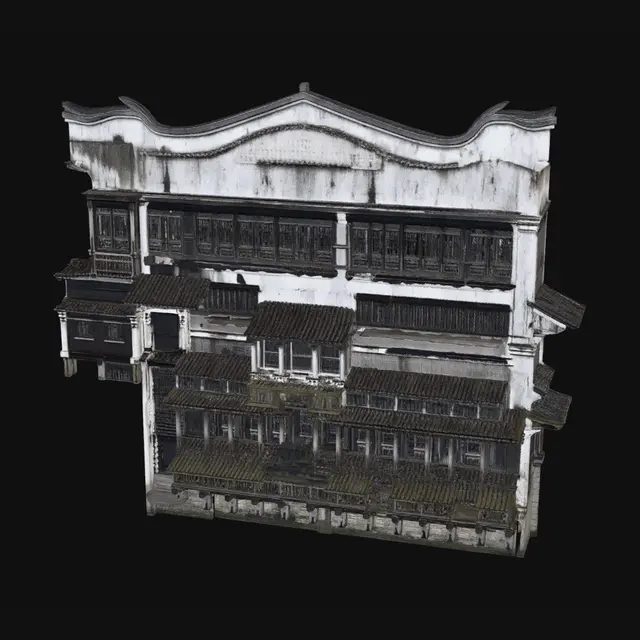 3D model for Jiangnan Row Houses