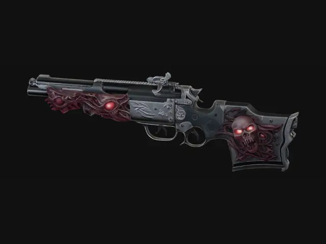 3D model for Crimson Skull Revolver
