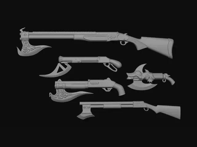 3D model for Blades and Barrels