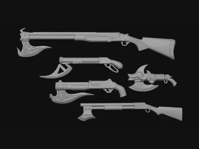 3D model for Blades and Barrels