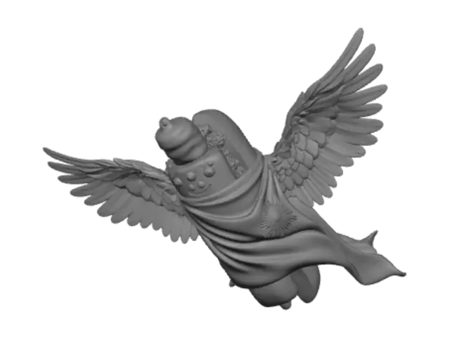 3D model for Winged Argentine Hot Dog