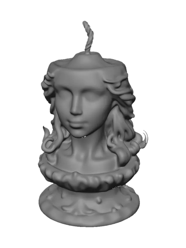 3D model for Candlelit Muse