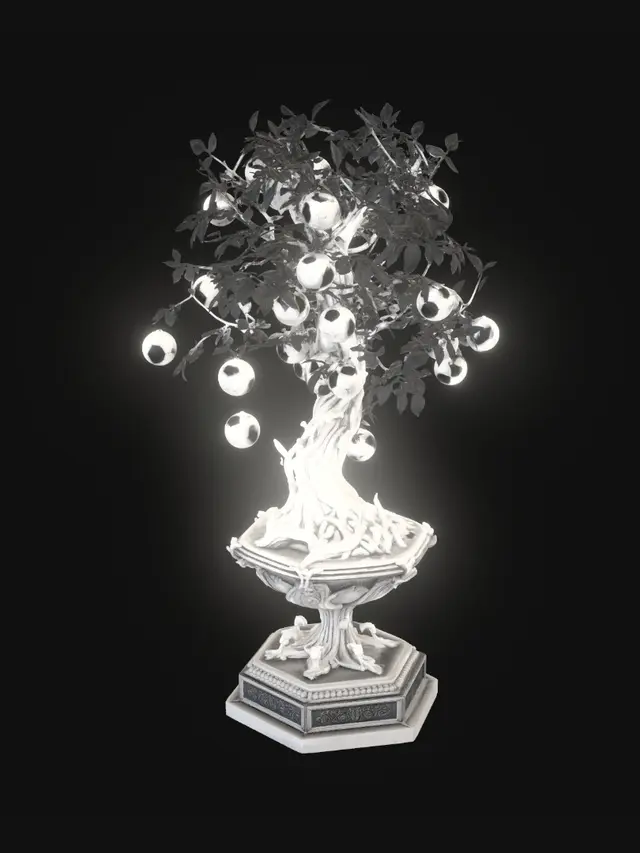 3D model for Soccer Tree in an Ornate Urn