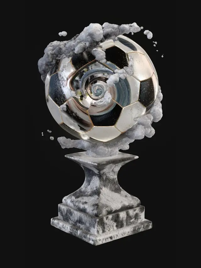 3D model for Portal Ball on a Pedestal